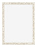 Cadre Photo 18x24cm Blanc Vintage MDF Bologna De Face | Yourdecoration.fr