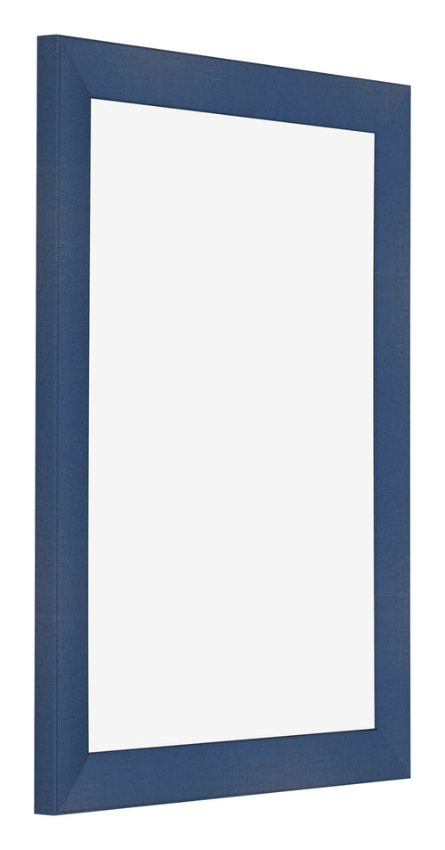 Cadre Photo 18x24cm Bleu Fonce Patine MDF Pisa De Face Oblique | Yourdecoration.fr