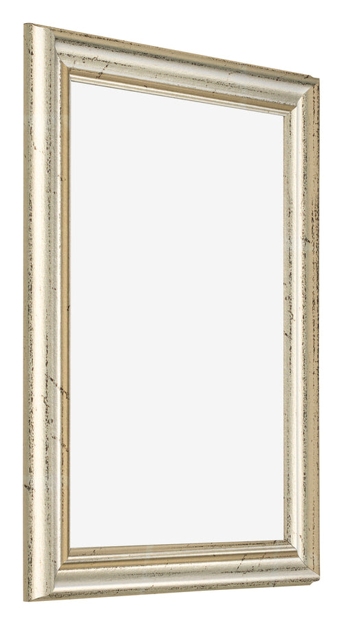 Cadre Photo 18x24cm Brillance Metallique MDF Lazio De Face Oblique | Yourdecoration.fr