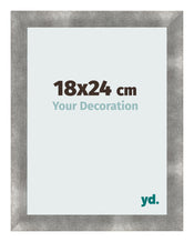 Cadre Photo 18x24cm Metal Vintage MDF Pisa De Face Mesure | Yourdecoration.fr
