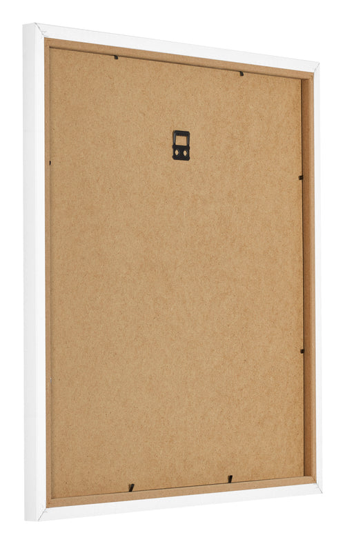 Cadre Photo 20x20cm Blanc Mat MDF Bologna Arriere Oblique | Yourdecoration.fr