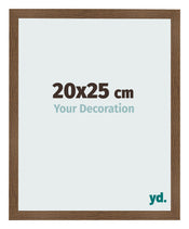 Cadre Photo 20x25 cm Chene Rustique MDF Bologna De Face Mesure | Yourdecoration.fr