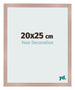 Cadre Photo 20x25 cm Rose Ancien MDF Bologna De Face Mesure | Yourdecoration.fr