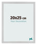 Cadre Photo 20x25cm Acier Inoxydable MDF Bologna De Face Mesure | Yourdecoration.fr