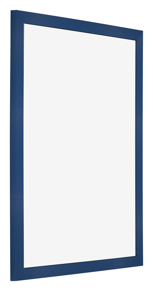 Cadre Photo 20x25cm Bleu Fonce MDF Bologna De Face Oblique | Yourdecoration.fr