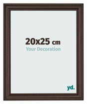 Cadre Photo 20x25cm Chene Fonce MDF Lazio De Face Mesure | Yourdecoration.fr
