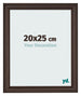 Cadre Photo 20x25cm Chene Fonce MDF Lazio De Face Mesure | Yourdecoration.fr