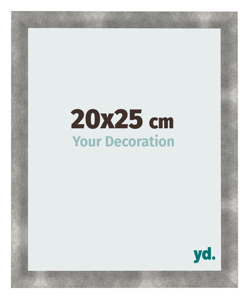 Cadre Photo 20x25cm Metal Vintage MDF Pisa De Face Mesure | Yourdecoration.fr