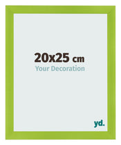 Cadre Photo 20x25cm Vert MDF Pisa De Face Mesure | Yourdecoration.fr