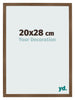 Cadre Photo 20x28 cm Chene Rustique MDF Bologna De Face Mesure | Yourdecoration.fr