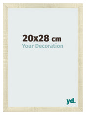 Cadre Photo 20x28cm Chene Sonoma MDF Pisa De Face Mesure | Yourdecoration.fr
