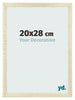 Cadre Photo 20x28cm Chene Sonoma MDF Pisa De Face Mesure | Yourdecoration.fr