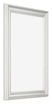 Cadre Photo 20x30cm Blanc Patine MDF Lazio De Face Oblique | Yourdecoration.fr