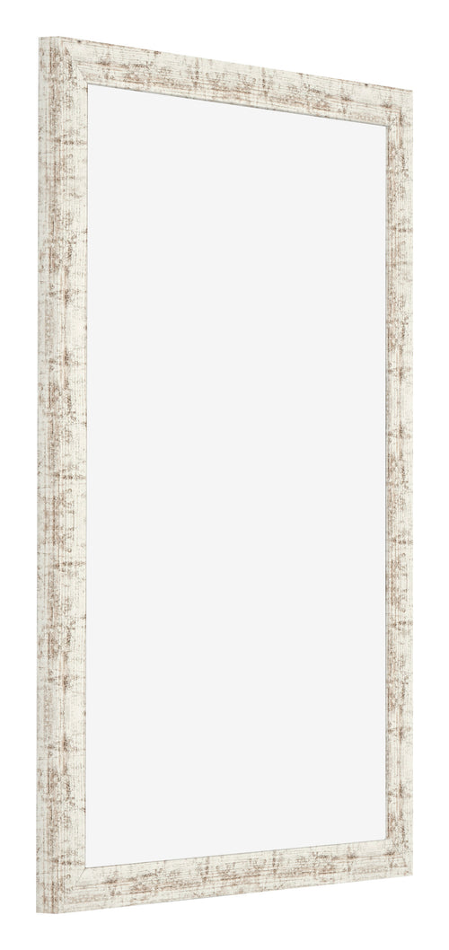 Cadre Photo 20x30cm Blanc Vintage MDF Bologna De Face Oblique | Yourdecoration.fr