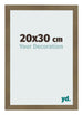 Cadre Photo 20x30cm Bronze Décor MDF Bologna De Face Mesure | Yourdecoration.fr