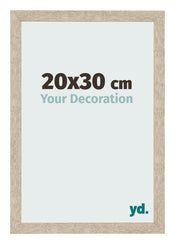 Cadre Photo 20x30cm Chêne Sonoma MDF Bologna De Face Mesure | Yourdecoration.fr