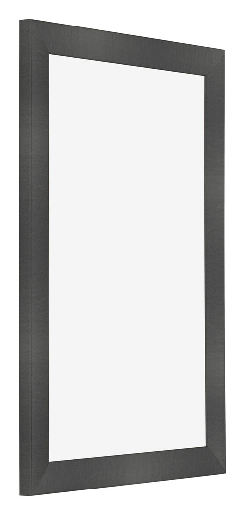 Cadre Photo 20x30cm Noir Argent Poli MDF Pisa De Face Oblique | Yourdecoration.fr