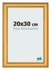 Cadre Photo 20x30cm Or Mat MDF Lazio De Face Mesure | Yourdecoration.fr