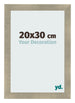 Cadre Photo 20x30cm Or Vintage MDF Pisa De Face Mesure | Yourdecoration.fr