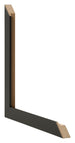 Cadre Photo 20x40cm Anthracite MDF Bologna Detail Intersection GT | Yourdecoration.fr