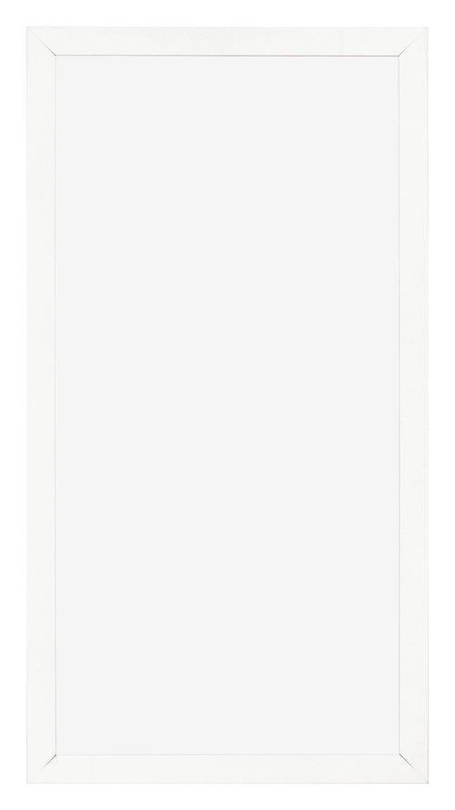 Cadre Photo 20x40cm Blanc Brillant MDF Bologna De Face | Yourdecoration.fr