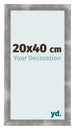 Cadre Photo 20x40cm Metal Vintage MDF Pisa De Face Mesure | Yourdecoration.fr