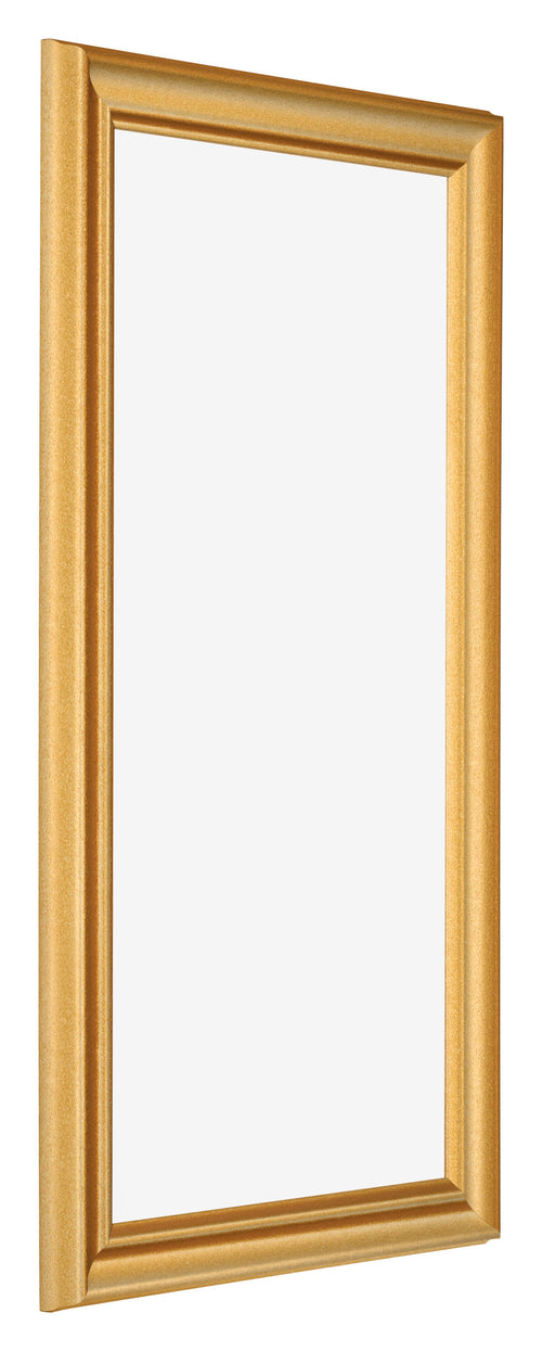 Cadre Photo 20x40cm Or Mat MDF Lazio De Face Oblique | Yourdecoration.fr