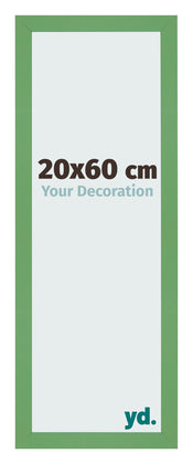 Cadre Photo 20x60 cm Vert MDF Bologna De Face Mesure | Yourdecoration.fr