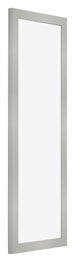 Cadre Photo 20x60cm Argent Mat MDF Bologna De Face Oblique | Yourdecoration.fr