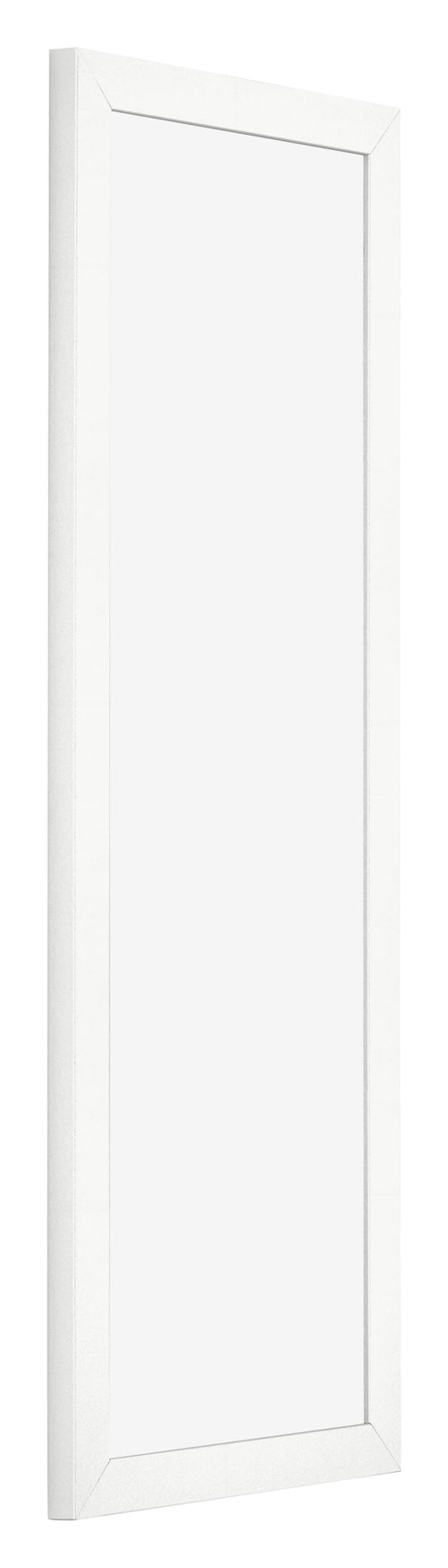 Cadre Photo 20x60cm Blanc Brillant MDF Bologna De Face Oblique | Yourdecoration.fr