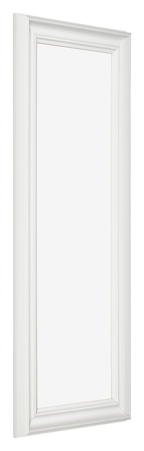 Cadre Photo 20x60cm Blanc Patine MDF Lazio De Face Oblique | Yourdecoration.fr