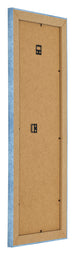Cadre Photo 20x60cm Bleu Brillant Patine MDF Pisa Arriere Oblique | Yourdecoration.fr