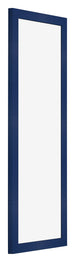 Cadre Photo 20x60cm Bleu Foncé Patiné MDF Bologna De Face Oblique | Yourdecoration.fr