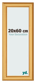 Cadre Photo 20x60cm Or Mat MDF Lazio De Face Mesure | Yourdecoration.fr