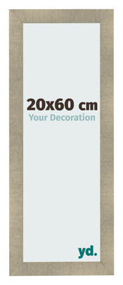 Cadre Photo 20x60cm Or Vintage MDF Pisa De Face Mesure | Yourdecoration.fr