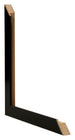 Cadre Photo 21x29 7cm A4 Noir Brillant MDF Bologna Detail Intersection | Yourdecoration.fr