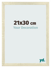 Cadre Photo 21x30cm Chene Sonoma MDF Pisa De Face Mesure | Yourdecoration.fr