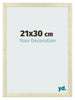 Cadre Photo 21x30cm Chene Sonoma MDF Pisa De Face Mesure | Yourdecoration.fr