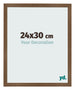 Cadre Photo 24x30 cm Chene Rustique MDF Bologna De Face Mesure | Yourdecoration.fr