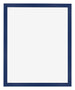Cadre Photo 24x30cm Bleu Foncé Patiné MDF Bologna De Face | Yourdecoration.fr