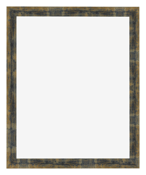 Cadre Photo 24x30cm Bleu Or Melange MDF Pisa De Face | Yourdecoration.fr