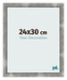 Cadre Photo 24x30cm Metal Vintage MDF Pisa De Face Mesure | Yourdecoration.fr