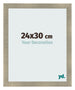 Cadre Photo 24x30cm Or Vintage MDF Pisa De Face Mesure | Yourdecoration.fr