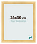 Cadre Photo 24x30cm Or Vintage MDF Pisa De Face Mesure | Yourdecoration.fr