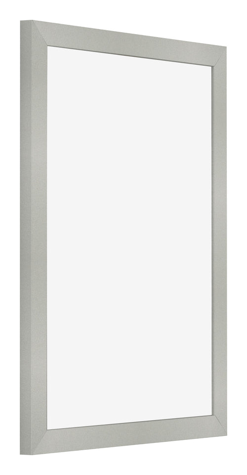 Cadre Photo 24x32cm Argent Mat MDF Bologna De Face Oblique | Yourdecoration.fr
