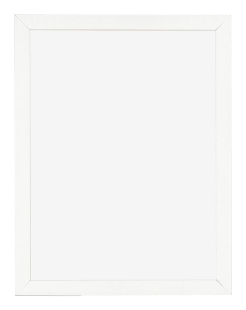 Cadre Photo 24x32cm Blanc Brillant MDF Bologna De Face | Yourdecoration.fr