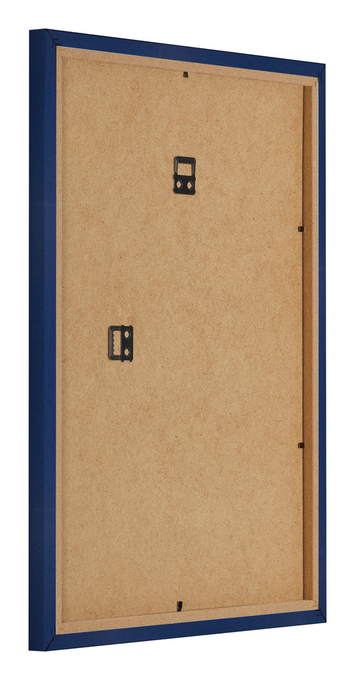 Cadre Photo 24x32cm Bleu Foncé Patiné MDF Bologna Arriere Oblique | Yourdecoration.fr