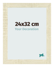 Cadre Photo 24x32cm Chene Sonoma MDF Pisa De Face Mesure | Yourdecoration.fr