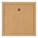 Cadre Photo 25x25cm Argent Noir Patine MDF Pisa Arriere | Yourdecoration.fr