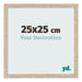 Cadre Photo 25x25cm Chêne Sonoma MDF Bologna De Face Mesure | Yourdecoration.fr